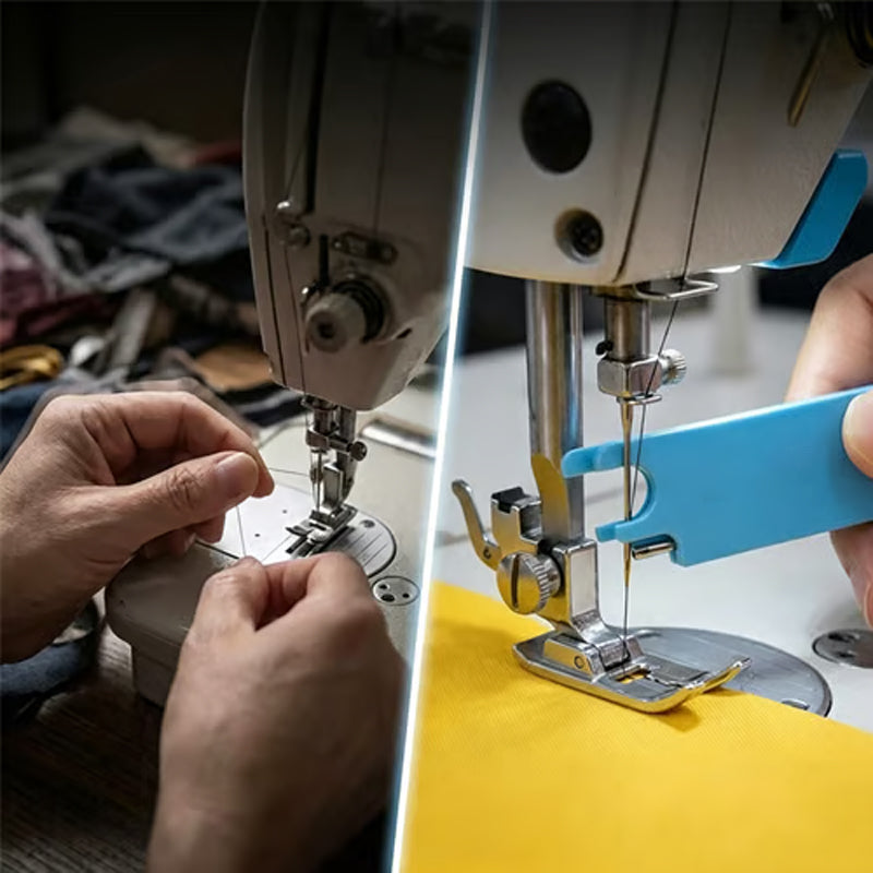 🧵 Enfile-Aiguille Magnétique avec Loupe -- Enfilez Vos Aiguilles en 1 Seconde et Sans Effort ! 👀