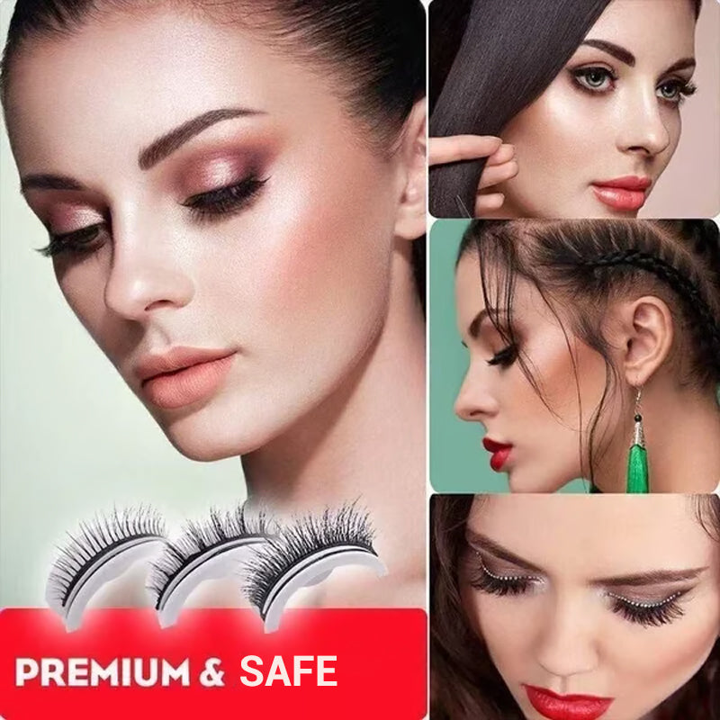 👁️ Faux Cils Auto-Adhésifs Sans Colle — Un regard sublime en 3 secondes chrono ! ✨💄