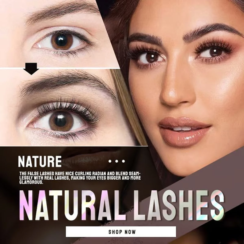 👁️ Faux Cils Auto-Adhésifs Sans Colle — Un regard sublime en 3 secondes chrono ! ✨💄