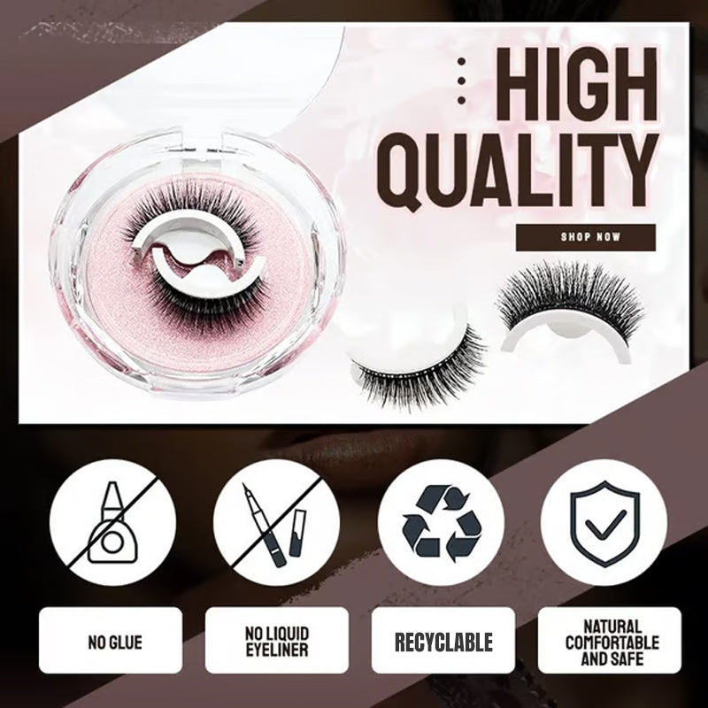 👁️ Faux Cils Auto-Adhésifs Sans Colle — Un regard sublime en 3 secondes chrono ! ✨💄