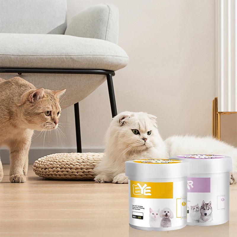 ✨️Surprise : 49 % de réduction 🐈Lingettes Nettoyantes Douces Yeux & Oreilles pour Animaux 🐾✨