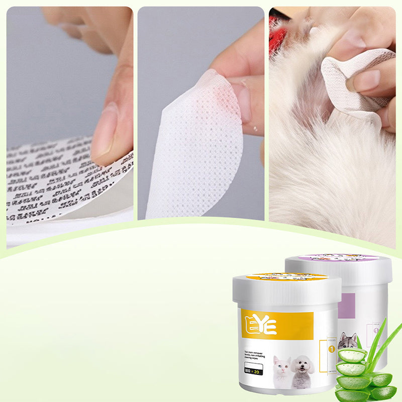 ✨️Surprise : 49 % de réduction 🐈Lingettes Nettoyantes Douces Yeux & Oreilles pour Animaux 🐾✨