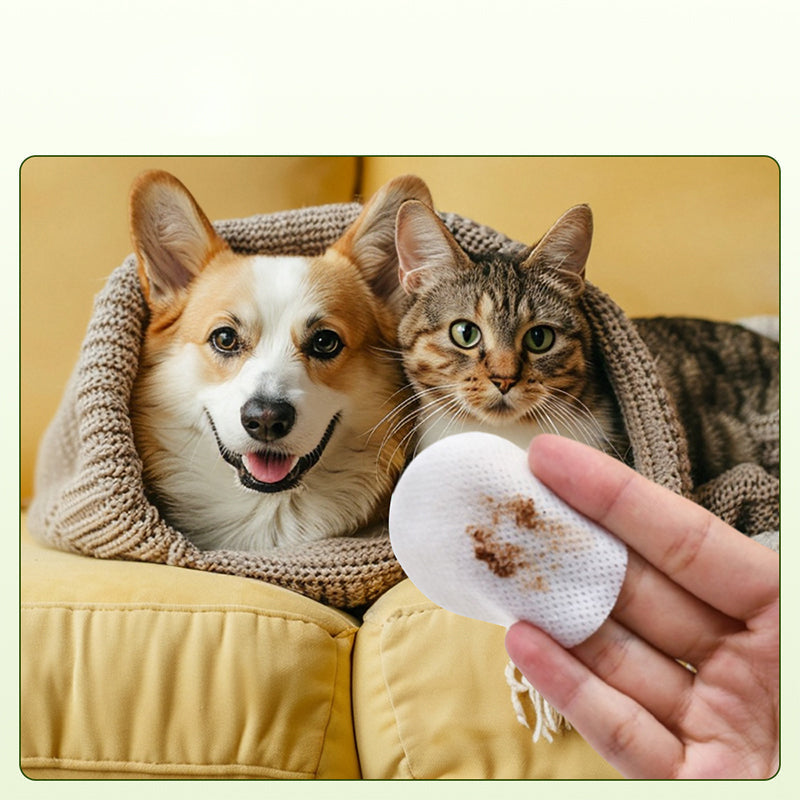 ✨️Surprise : 49 % de réduction 🐈Lingettes Nettoyantes Douces Yeux & Oreilles pour Animaux 🐾✨