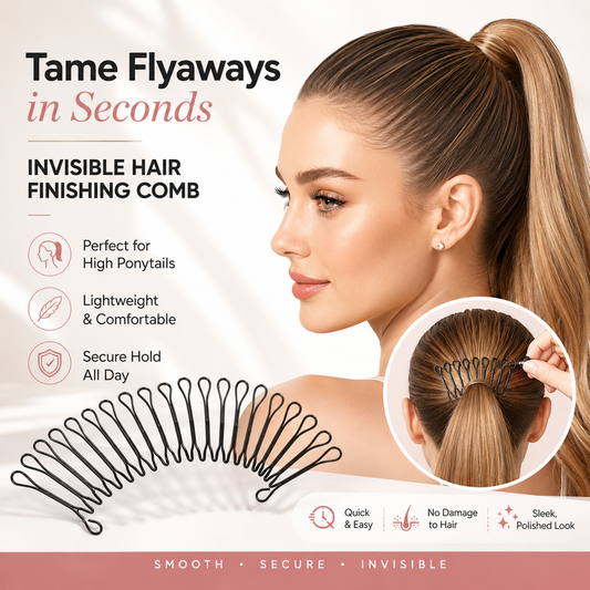 💇‍♀️Peigne Barrette Fixateur Invisible Anti-Frisottis ✨