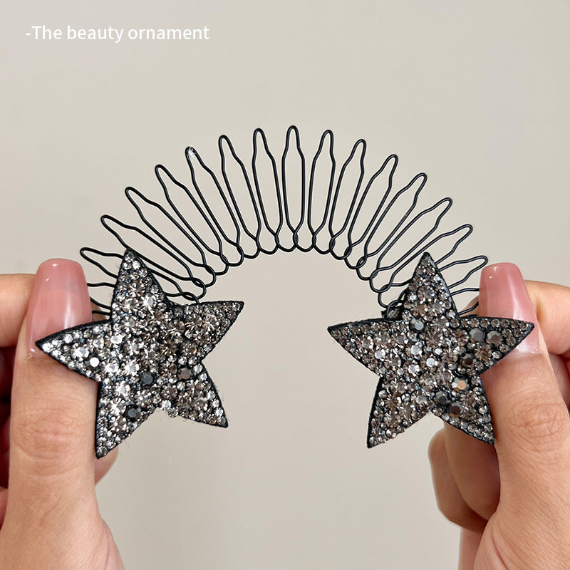 💇‍♀️Peigne Barrette Fixateur Invisible Anti-Frisottis ✨