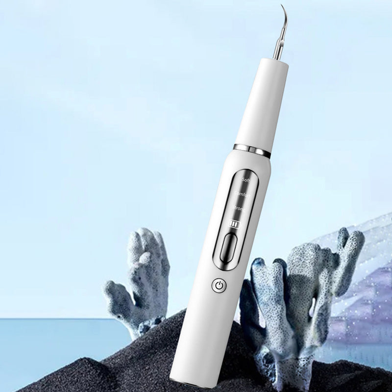 🦷 Nettoyeur dentaire à ultrasons rechargeable--Éliminateur électrique de plaque et de tartre avec lumière LED