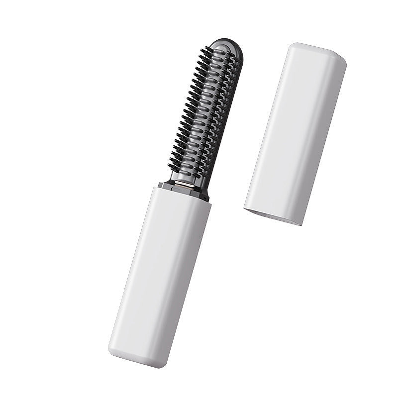 💁‍♀️✨ Mini-brosse chauffante sans fil – Votre élégant compagnon nomade pour coiffer votre frange en quelques secondes