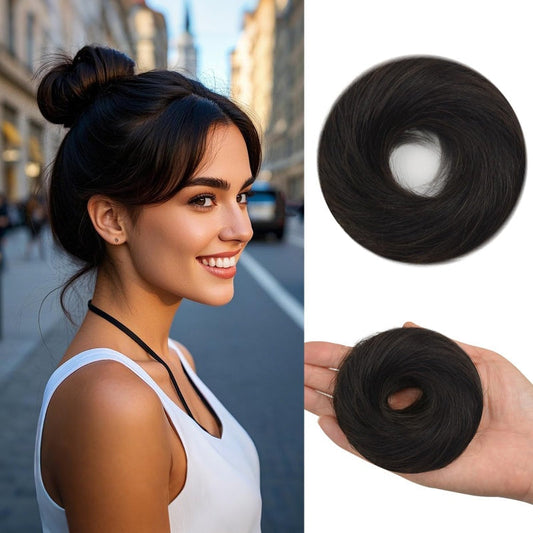 💁‍♀️ Chignon volumineux Quick-Fit | Chignon synthétique réaliste pour le quotidien et les occasions spéciales