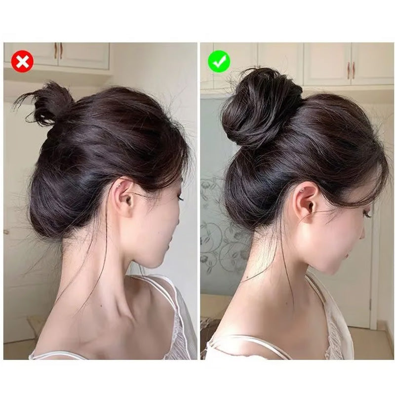 💁‍♀️ Chignon volumineux Quick-Fit | Chignon synthétique réaliste pour le quotidien et les occasions spéciales