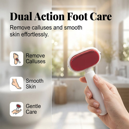 ✨🦶Racle-pieds double face – Élimine facilement les callosités et les peaux mortes
