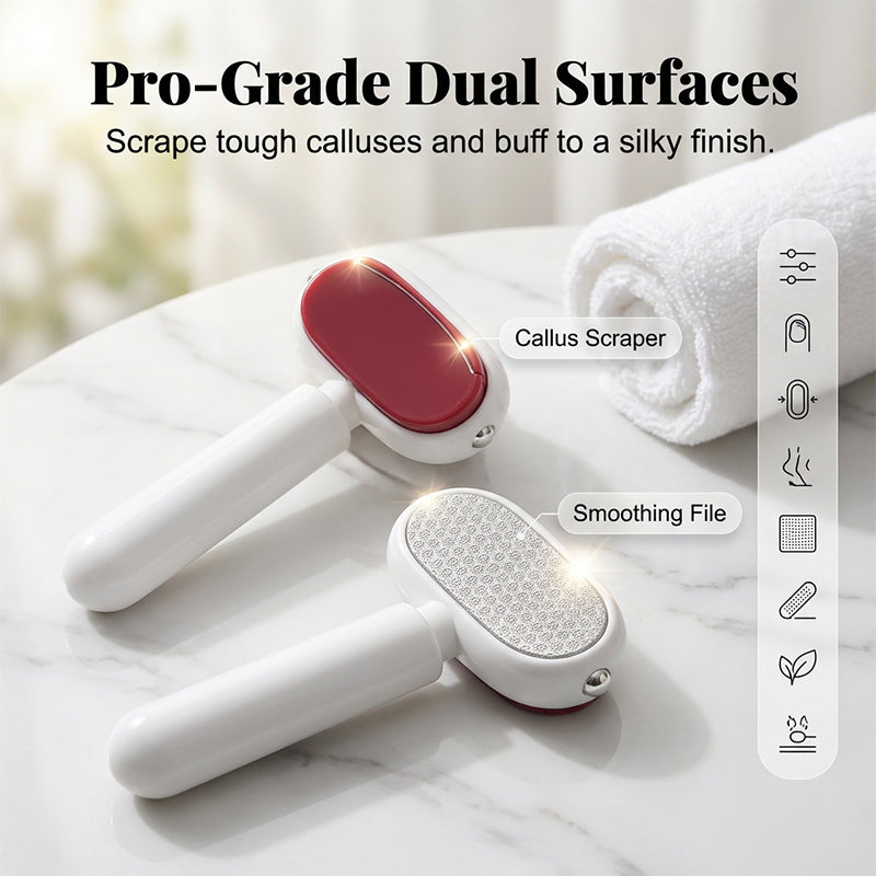 ✨🦶Racle-pieds double face – Élimine facilement les callosités et les peaux mortes