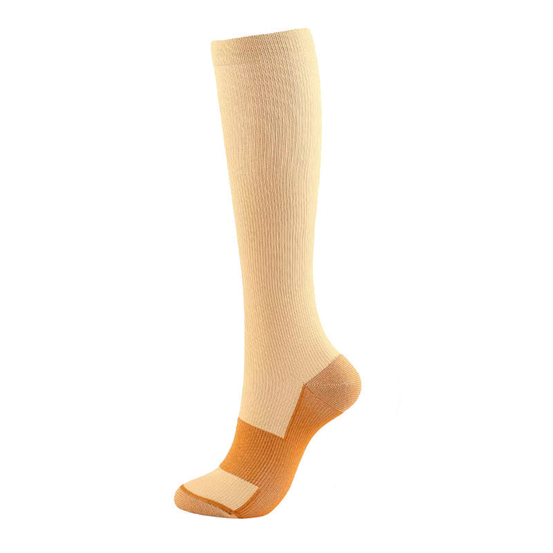🧦⚡ Chaussettes de compression à fibres de cuivre — soulagent la fatigue, maintien confortable toute la journée