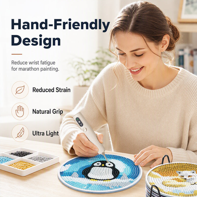 ✍️⚡ Stylo électrique pour diamond painting — une aspiration précise et stable pour vos créations