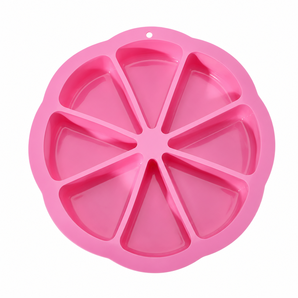 🧁 Moule à scones triangulaire en silicone, 8 cavités – antiadhérent, démoulage facile et cuisson uniforme