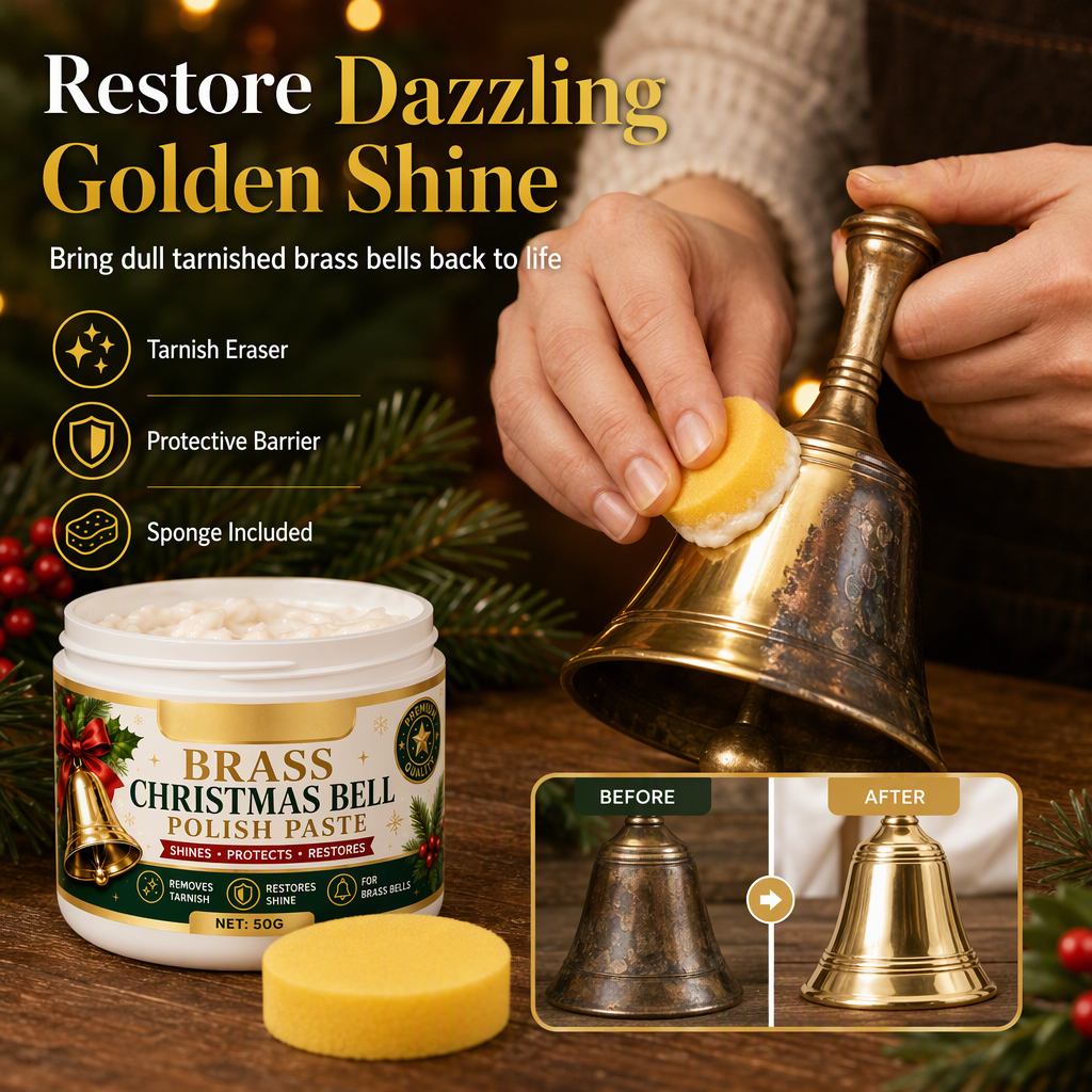 🔔 Crème de polissage pour laiton et cuivre – Élimine l'oxydation et restaure l'éclat miroir en toute simplicité✨