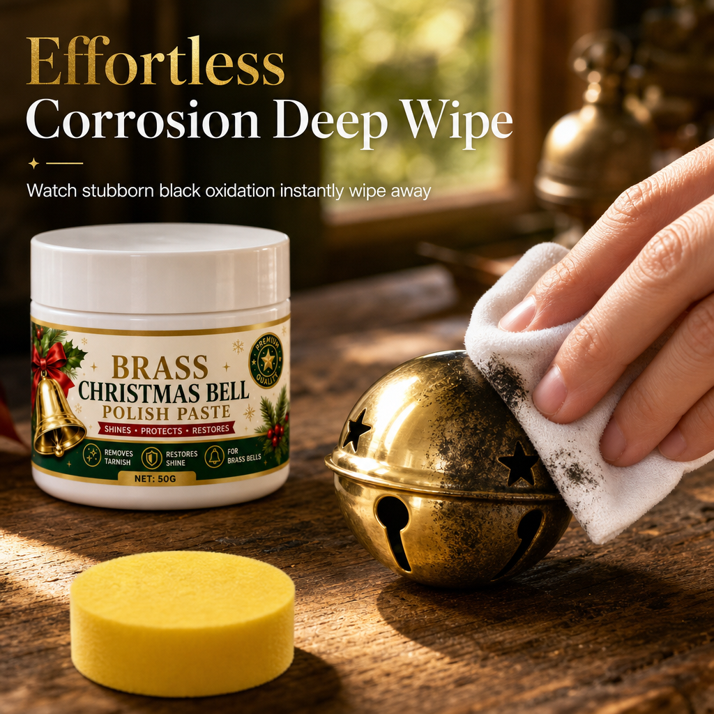 🔔 Crème de polissage pour laiton et cuivre – Élimine l'oxydation et restaure l'éclat miroir en toute simplicité✨
