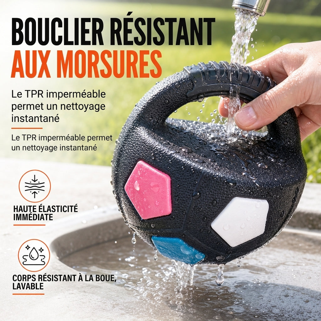 🐕 Jouet de Tir Interactif Ultra-Résistant pour Chien – Anti-Morsure, Étanche et Stimulant